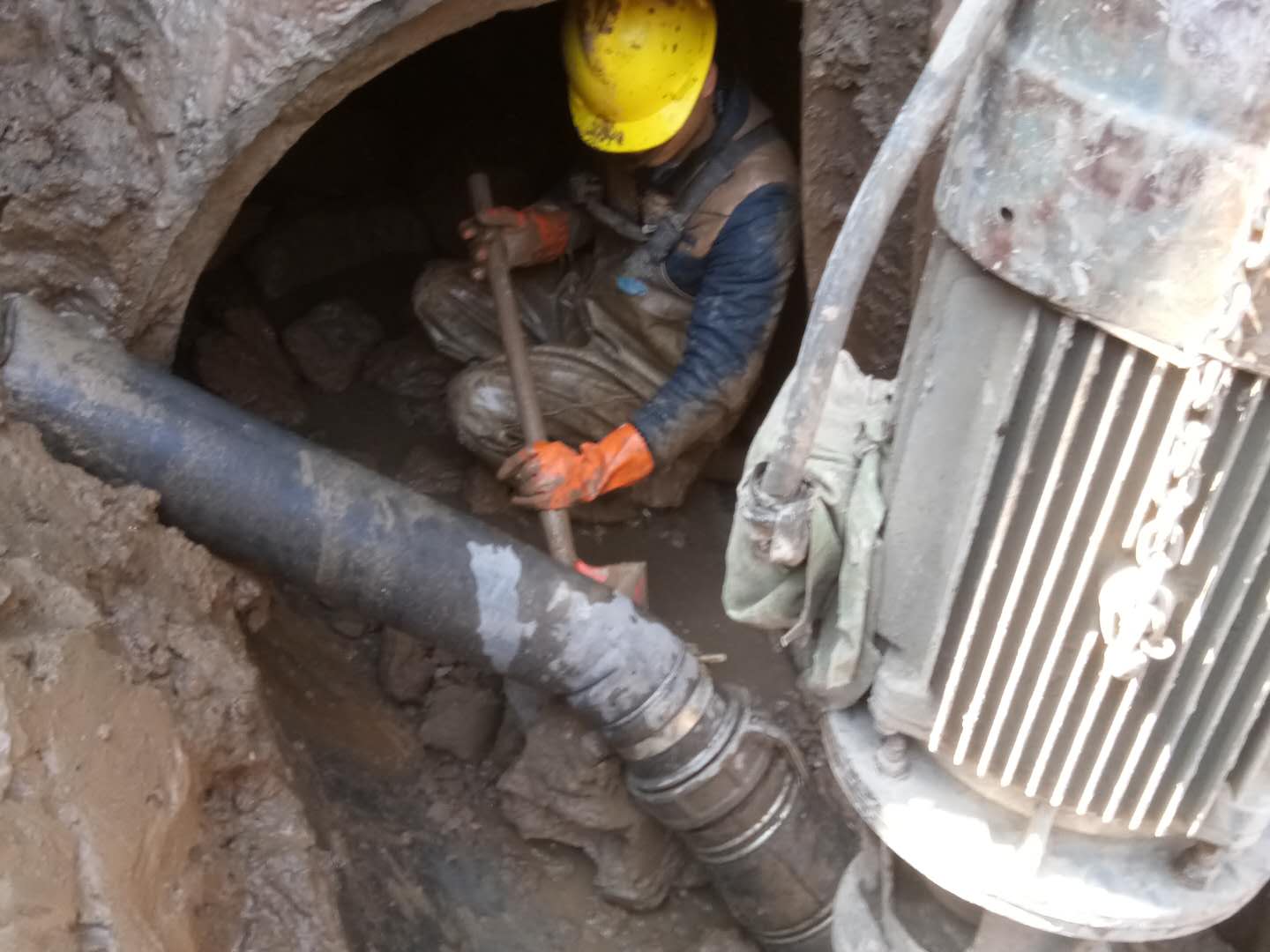 礼纪镇管道清淤